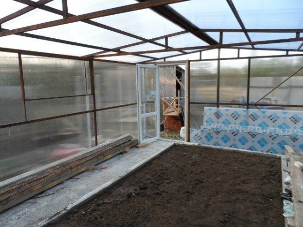 Фото теплицы перед консервацией