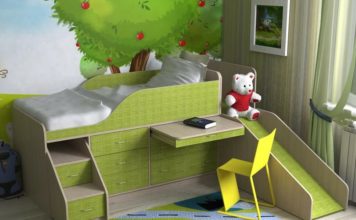 Кровать в детскую комнату.