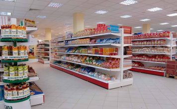 Стеллажи для супермаркетов и магазинов