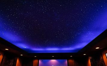 Натяжные потолки с подсветкой