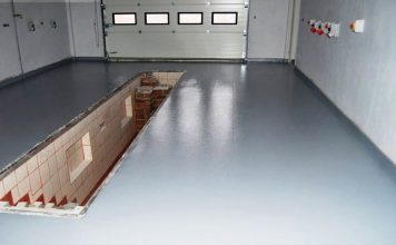 Наливной пол в гараже