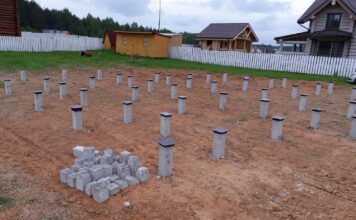 Особенности монтажа фундамента на забивных железобетонных сваях