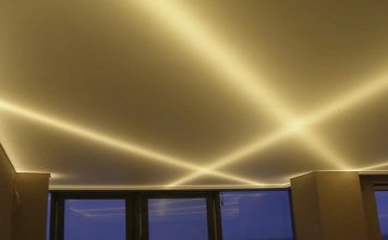 Особенности натяжных потолков с подсветкой