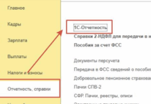 Отчеты ЕФС-1 в 1С:ЗУП: назначение и порядок заполнения